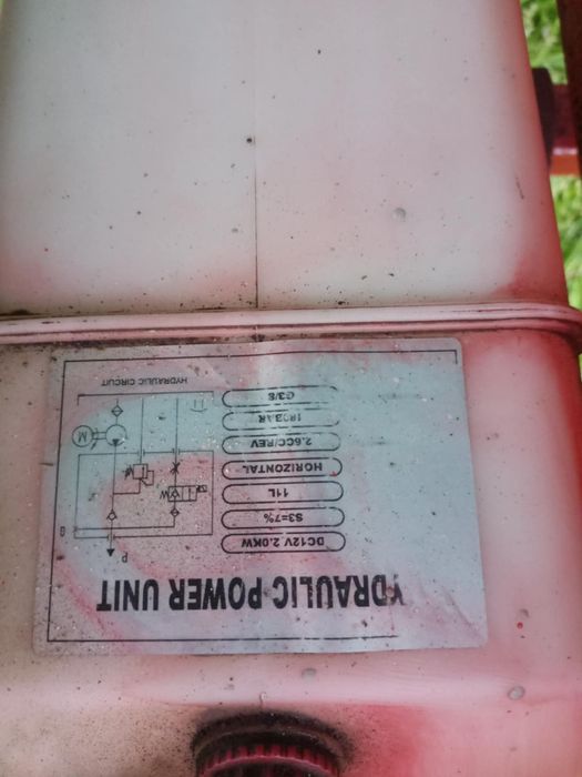Przyczepa wywrotka kiper elektryczny