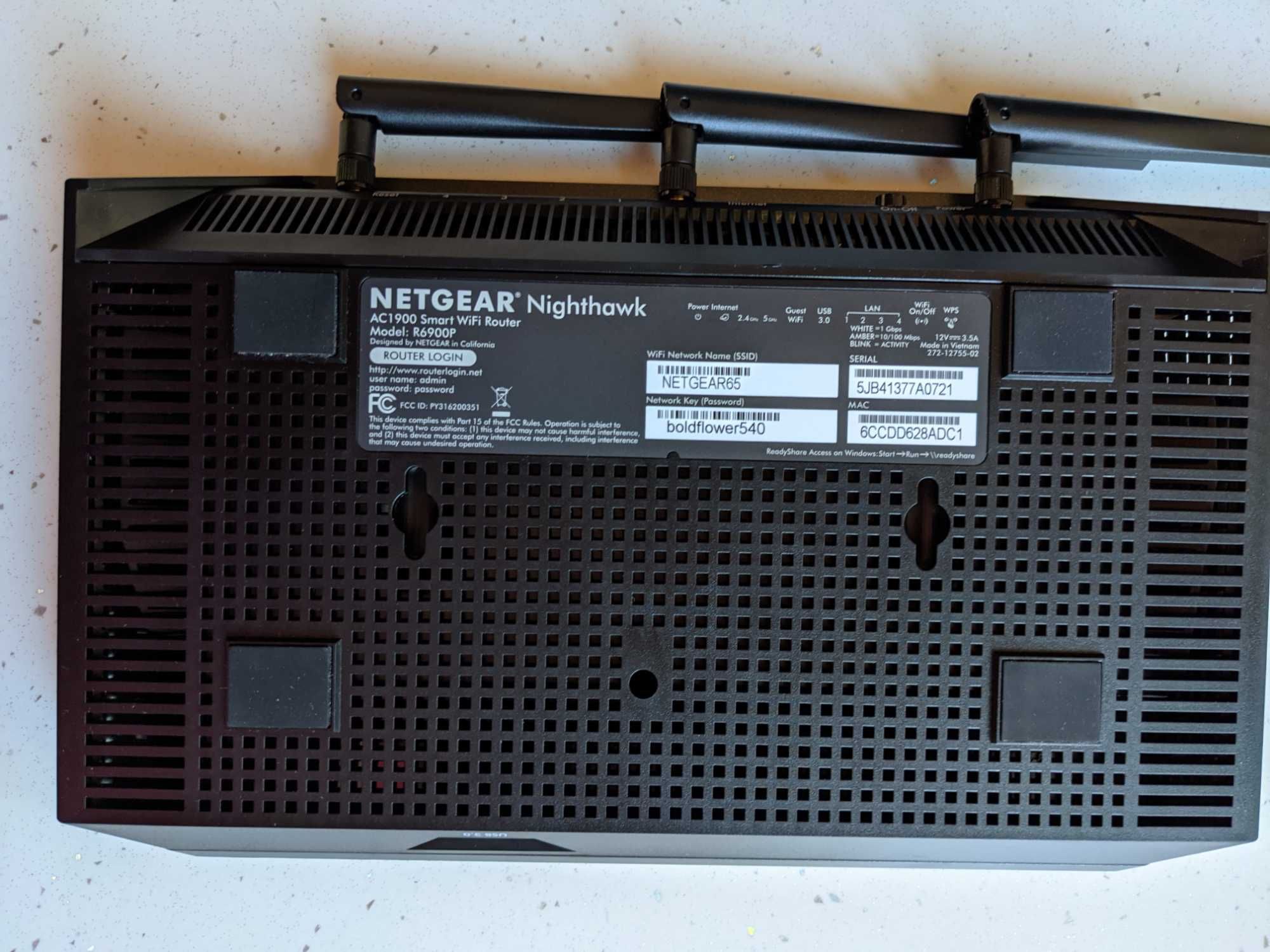 Netgear Nighthawk R6900P WiFi 5