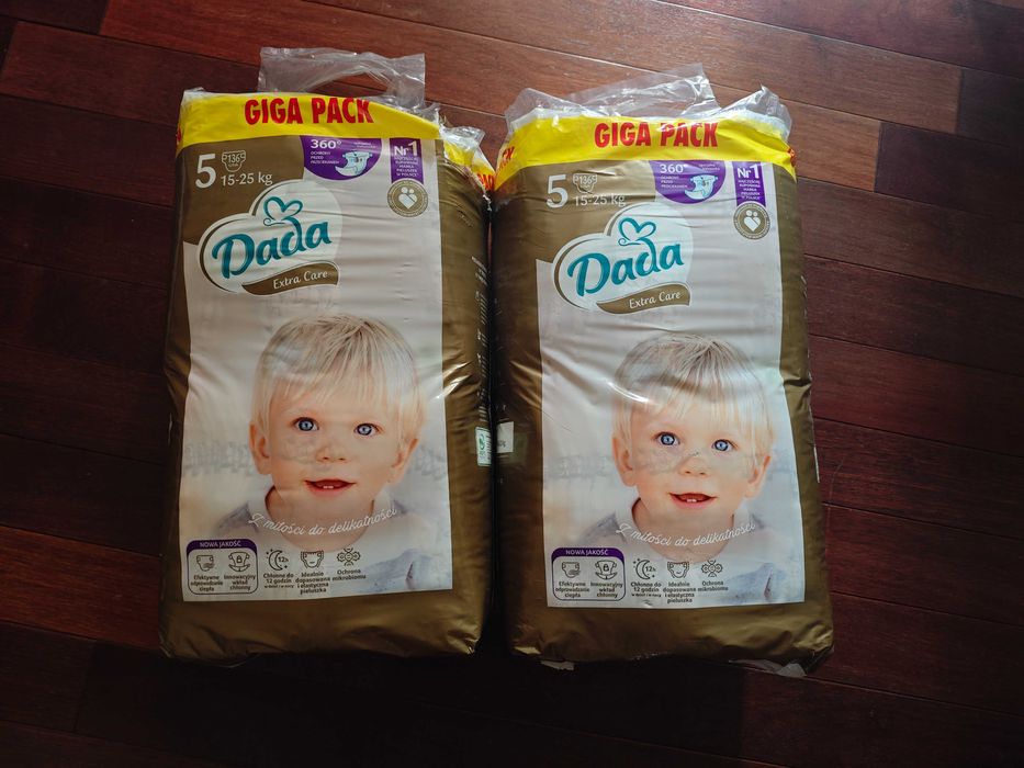 pieluszki dada extra care 5 2x136
