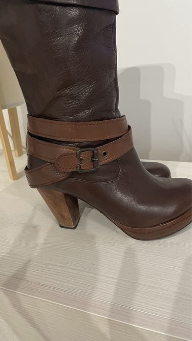 Botas Cubanas castanhas