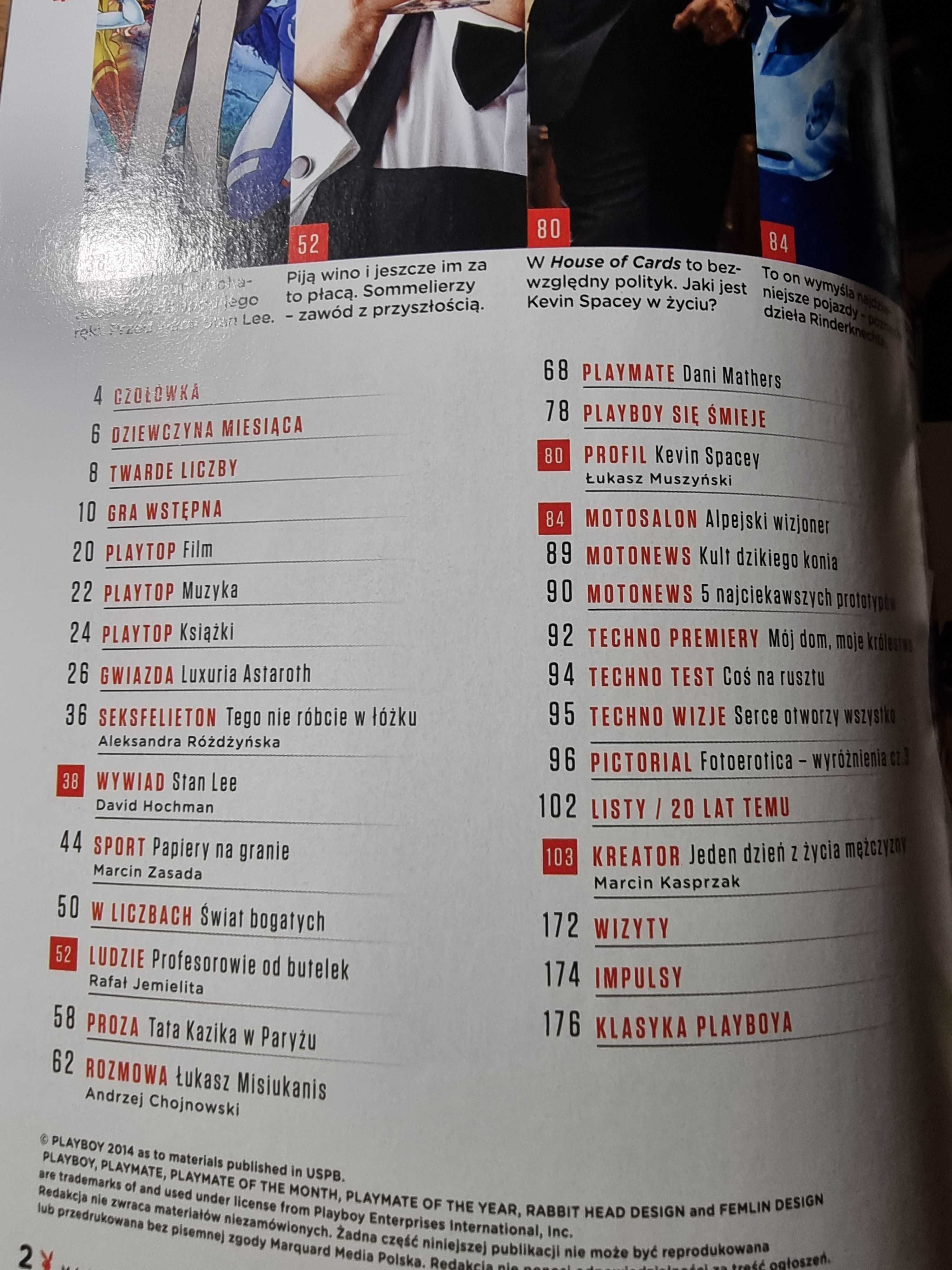 Playboy 5/2014 - Luxuria Astaroth, Dani Mathers, Kevin Spacey