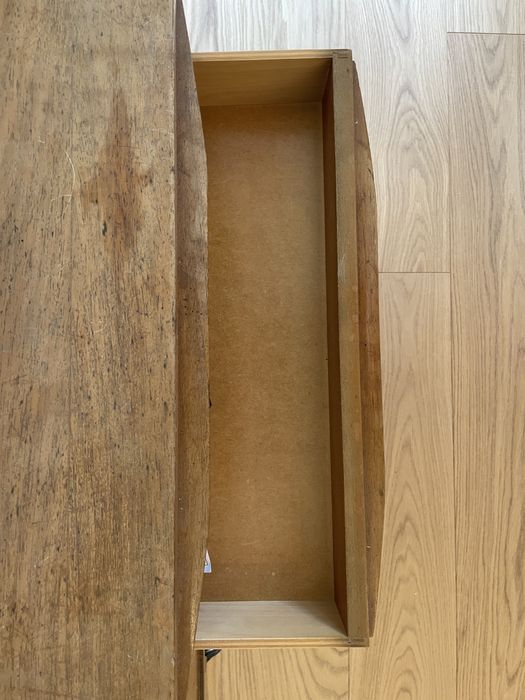 Niciak szafka nocna stolik boczny midcentury vintage 66x41 na kolkach