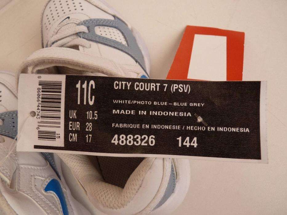 nowe NIKE CITY COURT 7 buty DZIECIĘCE rozm 29.5 nr 488326