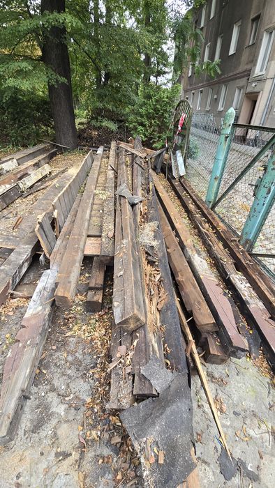 Bale drewniane, Belki 30x27cm