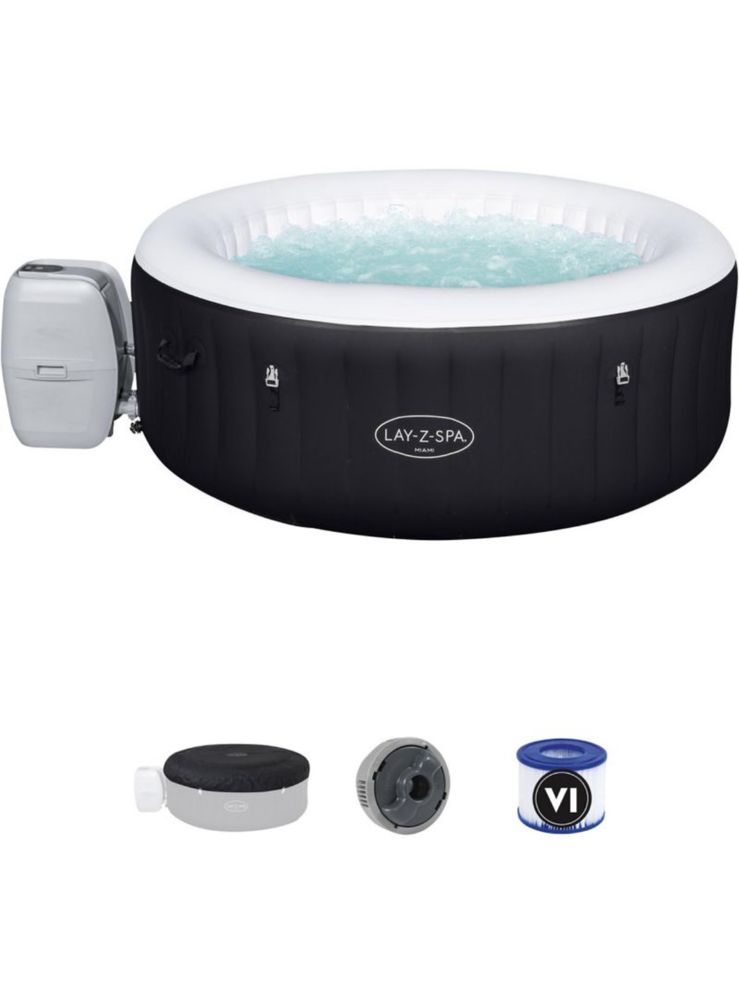 Надувний джакузі/басейн Bestway Lay-Z-Spa MIAMI 1,8х0,66м