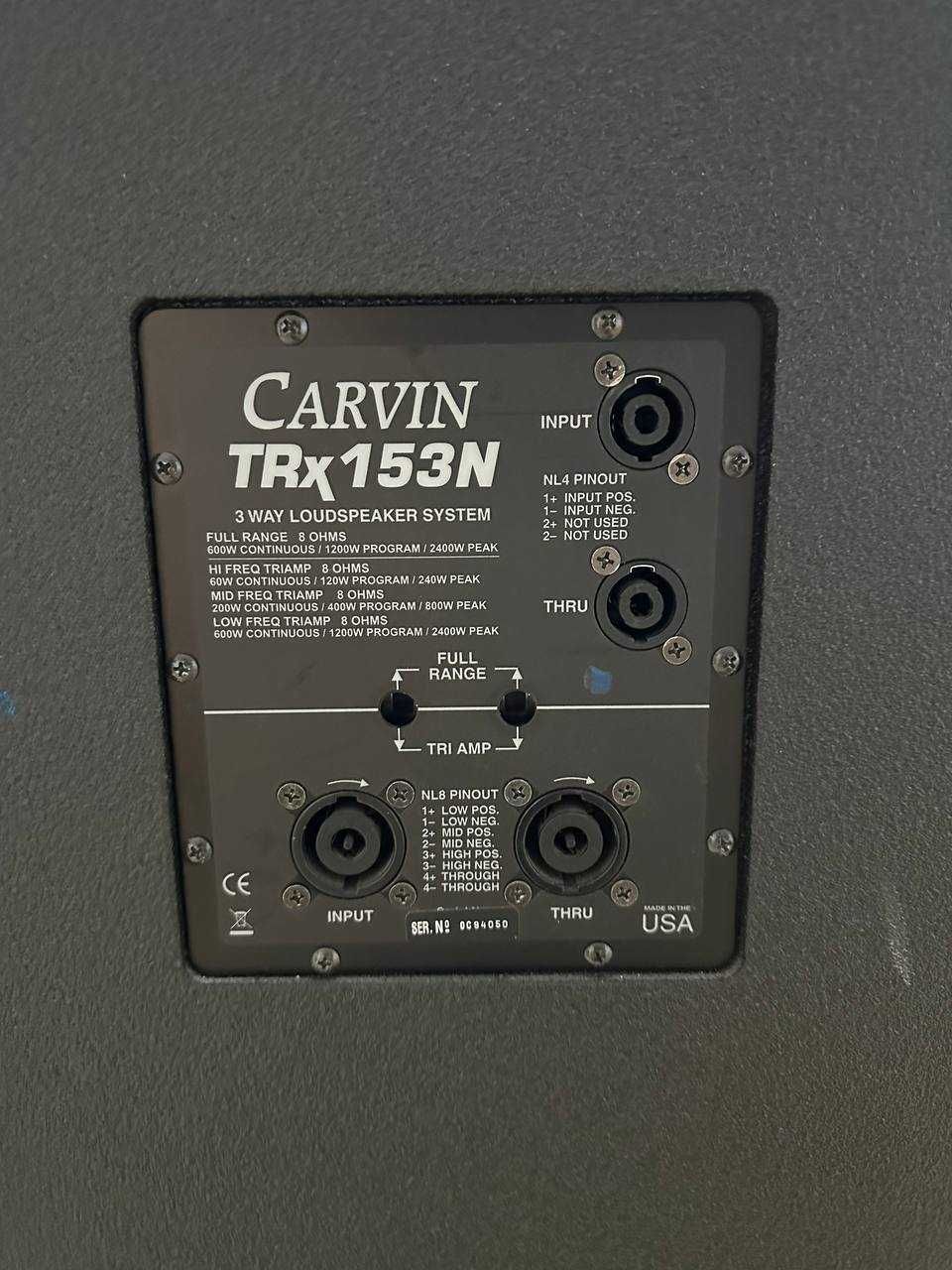 Комплект колонок Carvin TRX 153N