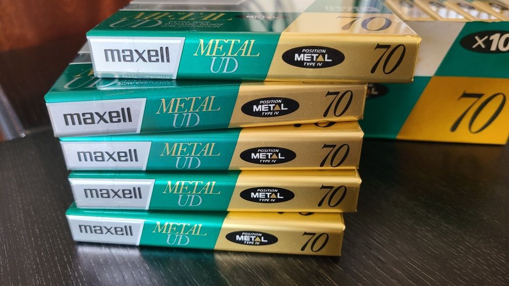 Новая коллекционная аудиокассета Maxell UD Metal 70 Made in Japan