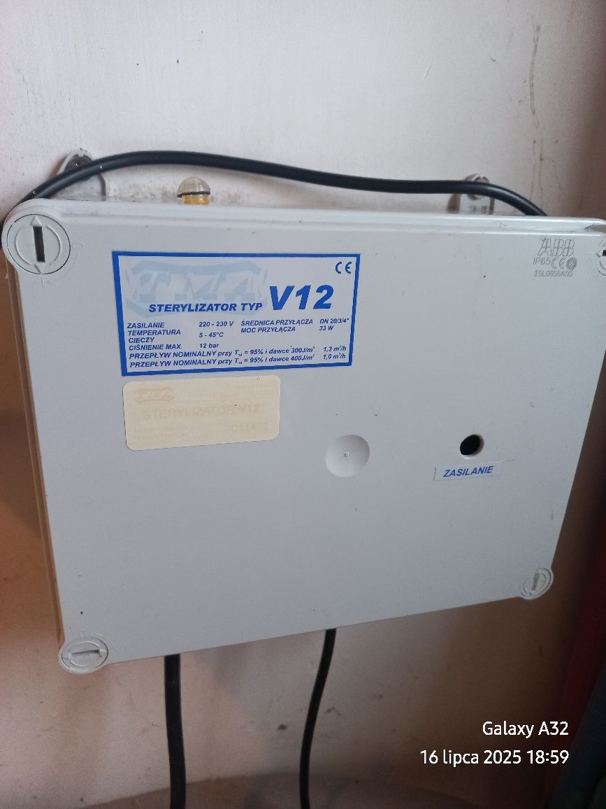 Sterylizator Lampa UV bakteriobójcza TMA V12