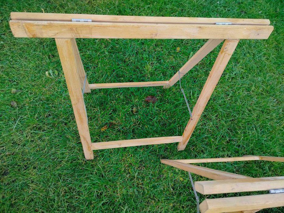 Stojak pod siodło kobyłki drewniane  stojak roboczy cena za 2 szt