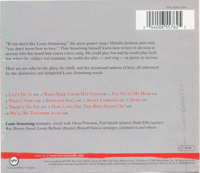 Louis Armstrong - Louis for Lovers