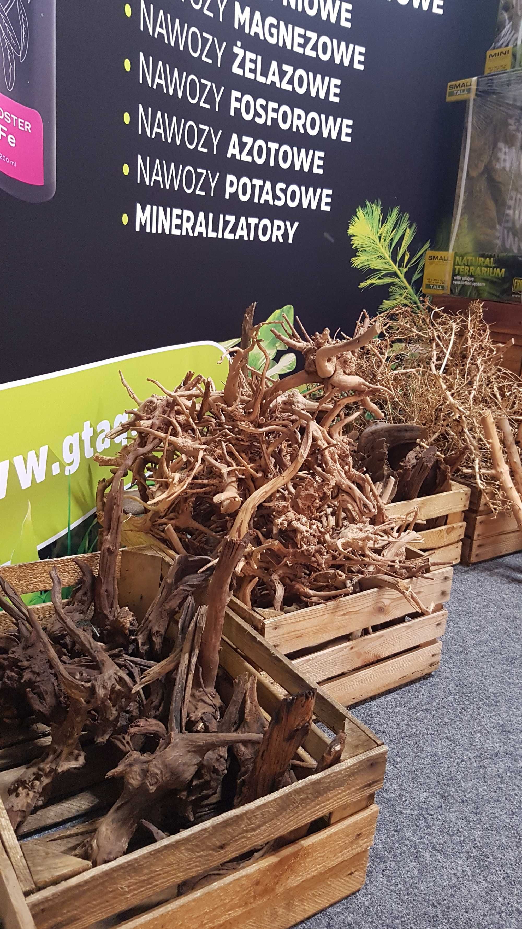 Korzenie ozdobne do akwarium, terrarium, wyposażenie, serwis