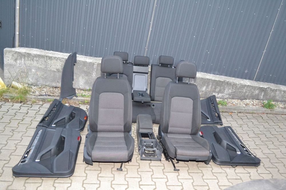 VW PASSAT B8 KOMBI FOTELE KANAPA BOCZKI TUNEL KOMPLET ZESTAW ERGOCOMFORT