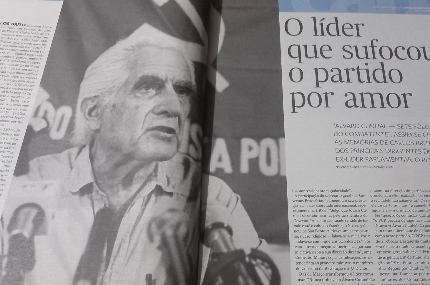 Álvaro Cunhal revistas e conteúdos 2001 e 2010