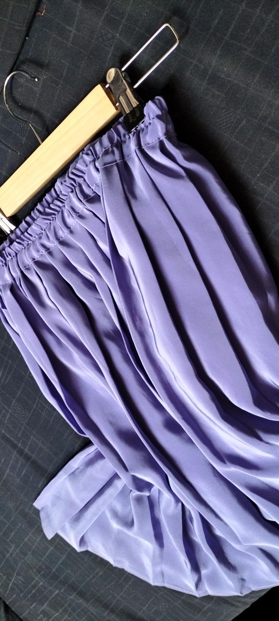 Spódnica plisowana fiolet M
