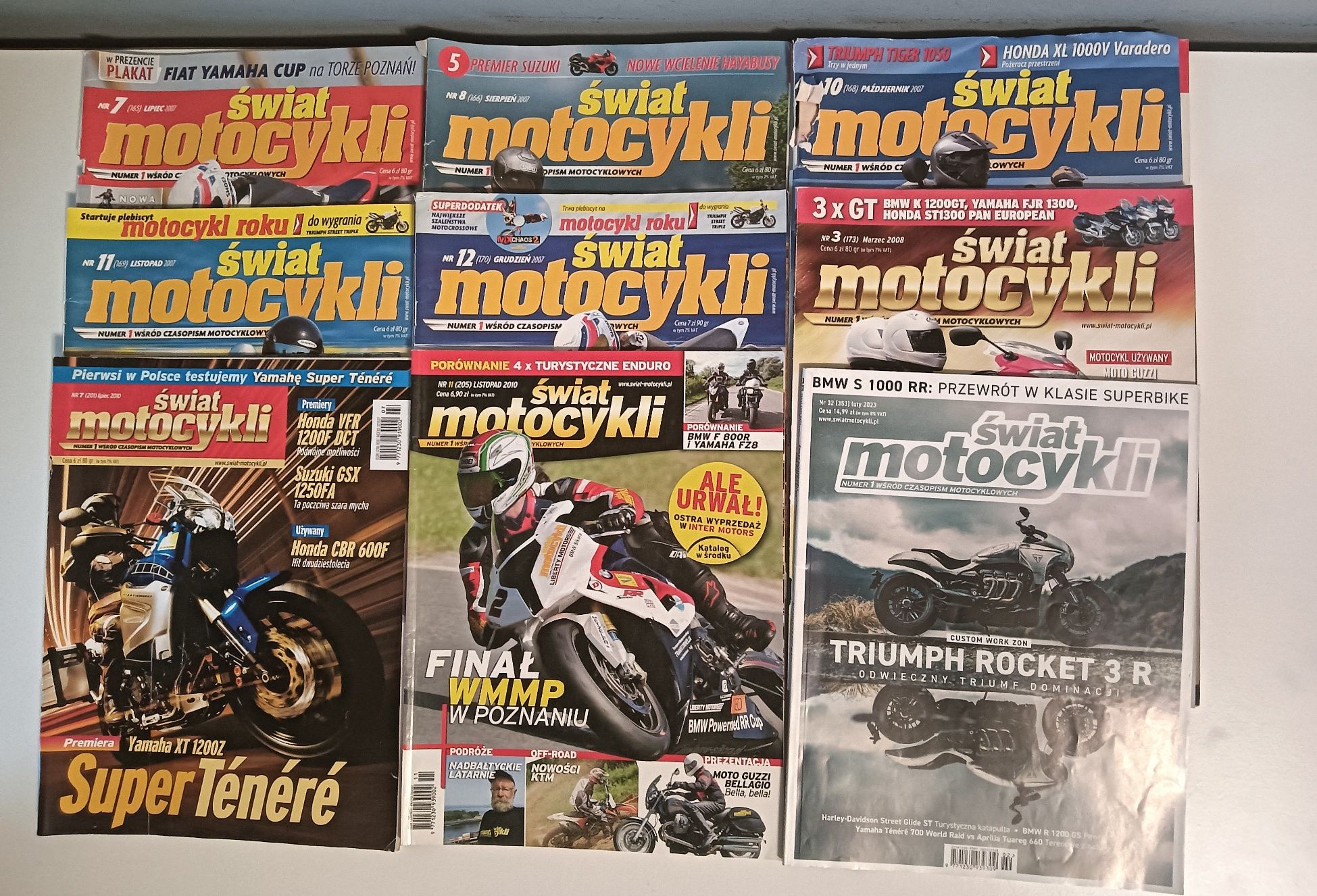 Zestaw 29 czasopism Świat Motocykli