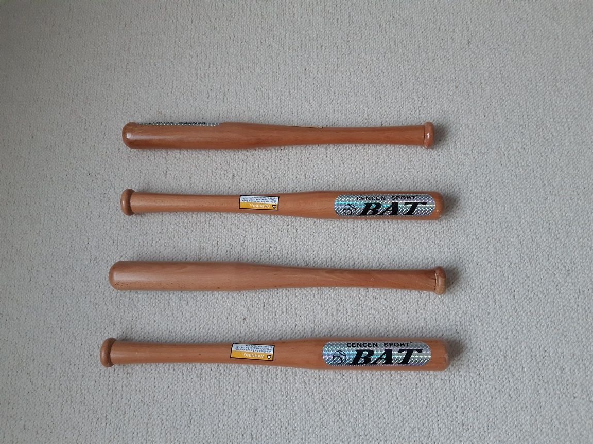 Kij do baseball Bejzbol drewniany 54cm NOWY