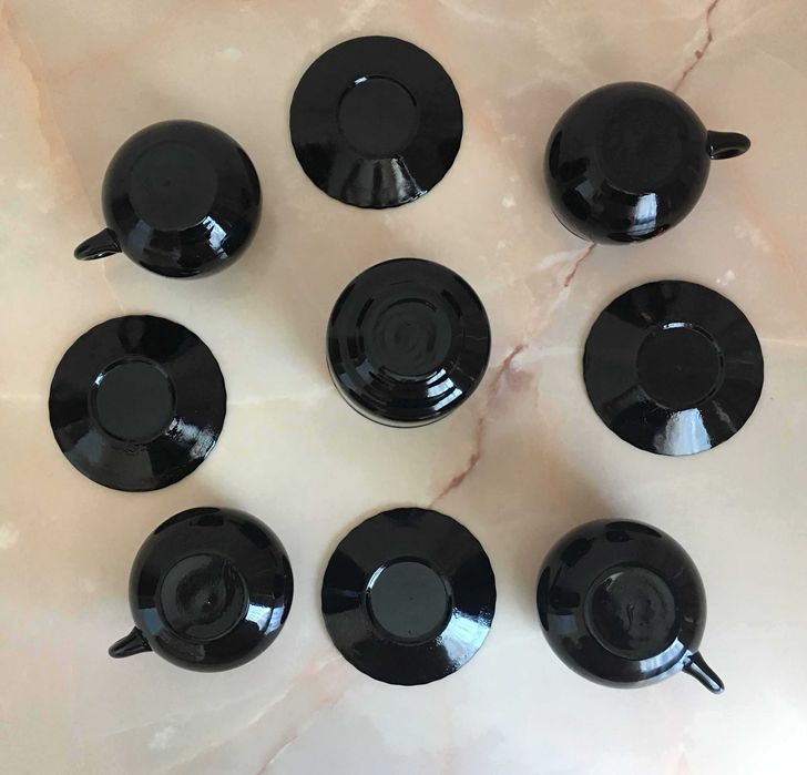 Сервіз кавовий скляний