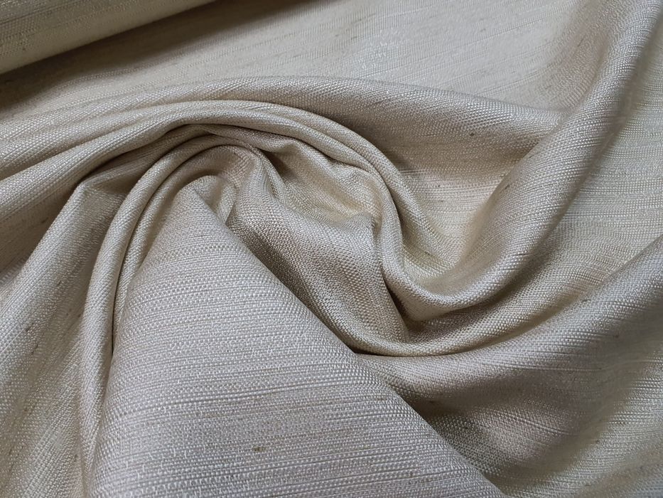 Tkanina ozdobna beż szer.140 cm.