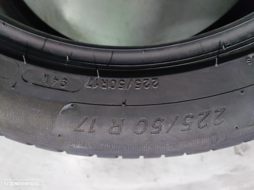 2 pneus semi novos 225-50r17 michelin - oferta dos portes 120 EUROS