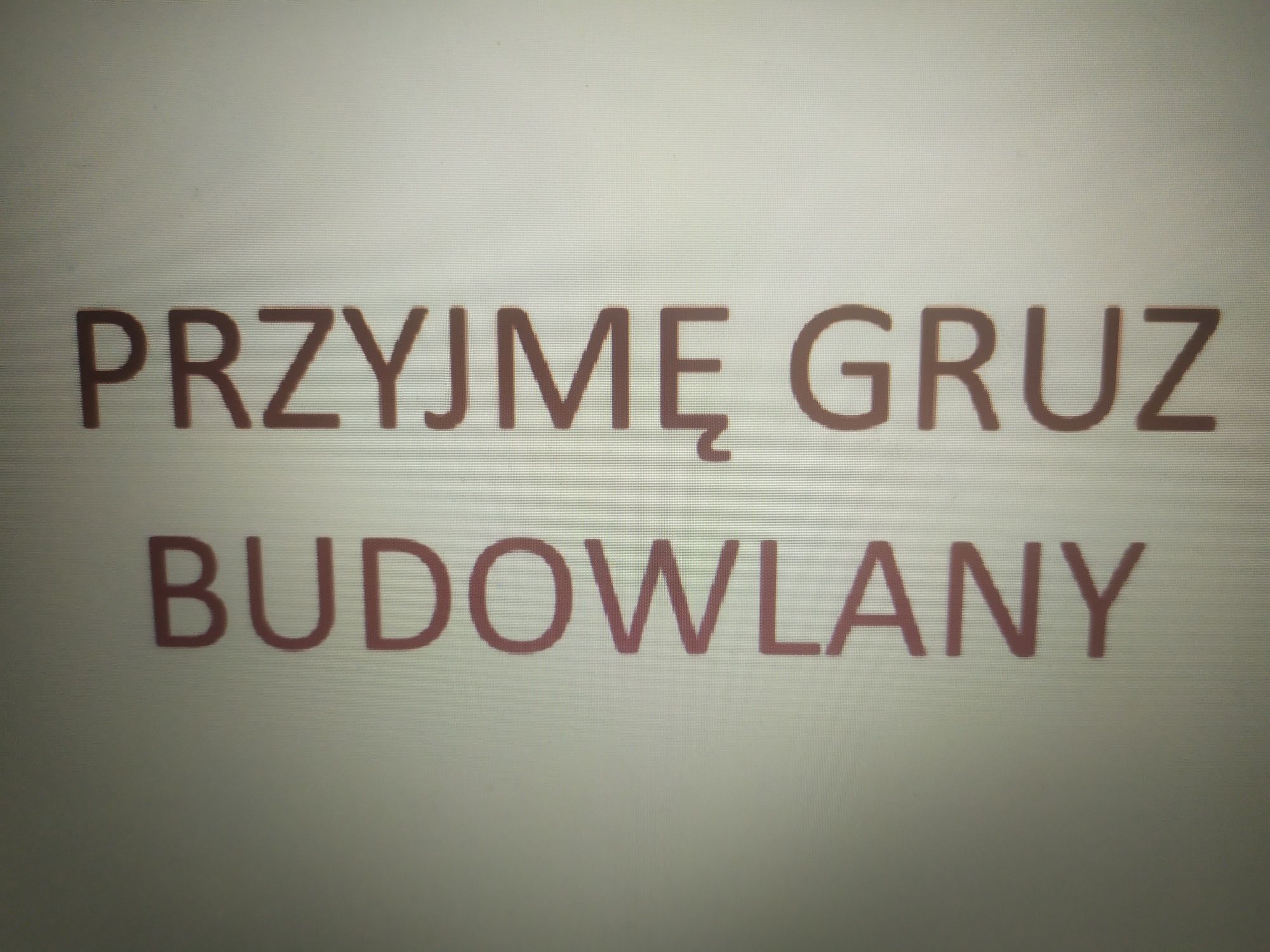Gruz budowlany, ziemię. Konikowo