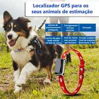 Localizador GPS rastreador animais de estimação cão gato coleira