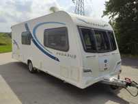 Bailey PEGASUS II MILAN  Namiot Alu Tech 5 os 2012 Stan Idealny Bogata Wersja Mover Led