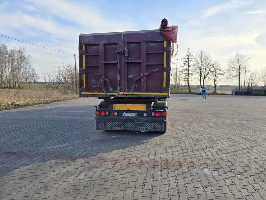 Naczepa wywrotka Benalu  46m3 rama stalowa burta aluminiowa.