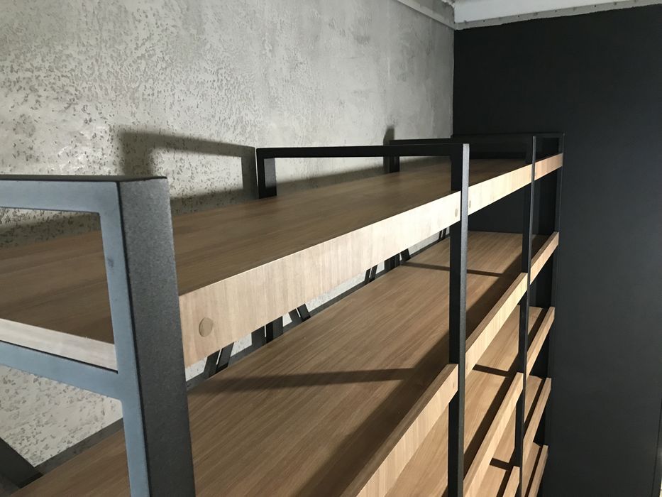 Стелажі/полки/стійки/лофт меблі від виробника