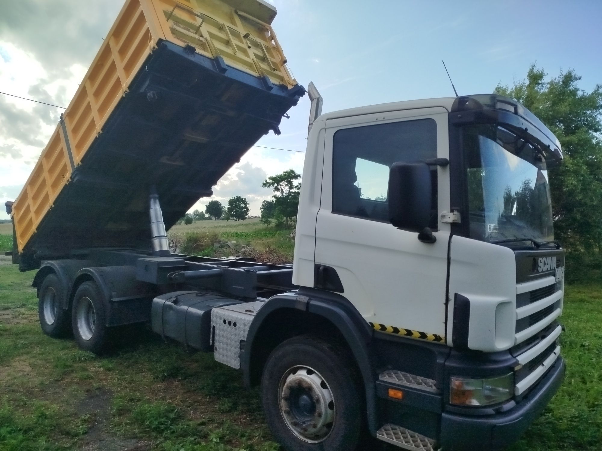 SCANIA 94C wywrotka 3- osiowa  umowa