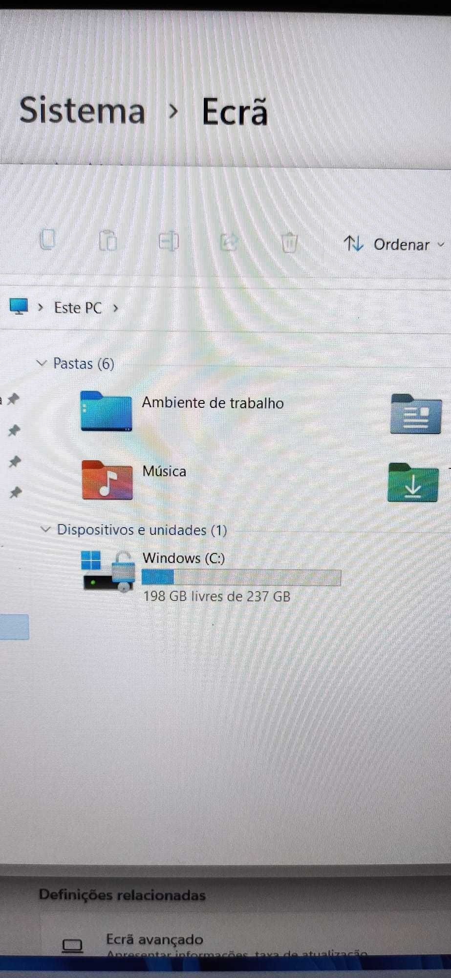 HP "i5" 11 GERAÇAO COM ecra touch