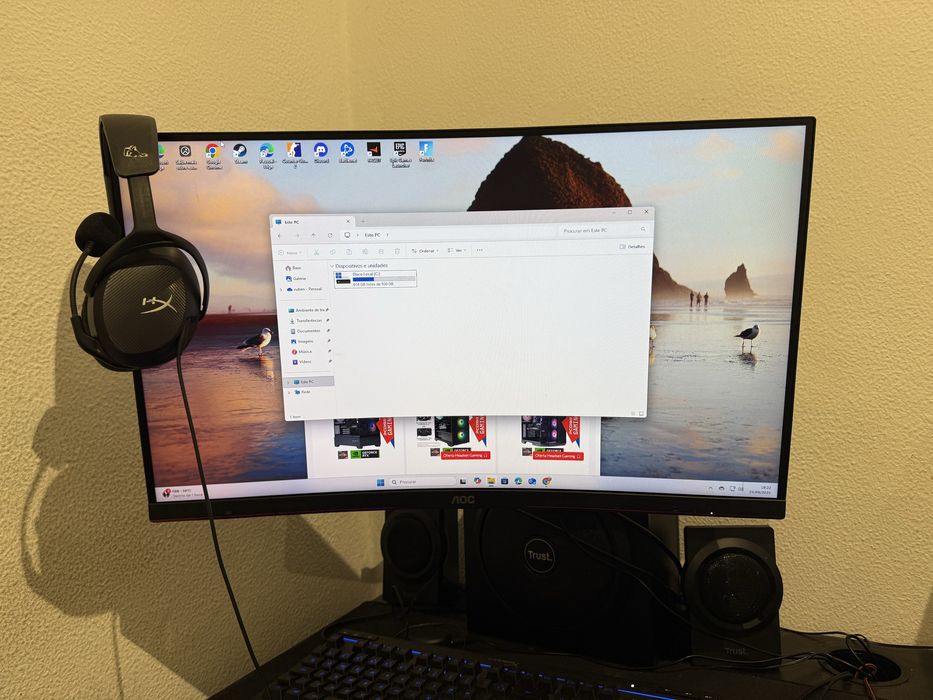 Vendo setup completo menos a secretaria