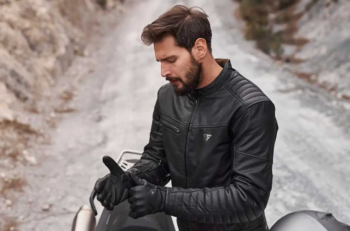 Kurtka skórzana motocyklowa klasyczna damska, męska SHIMA WINCHESTER