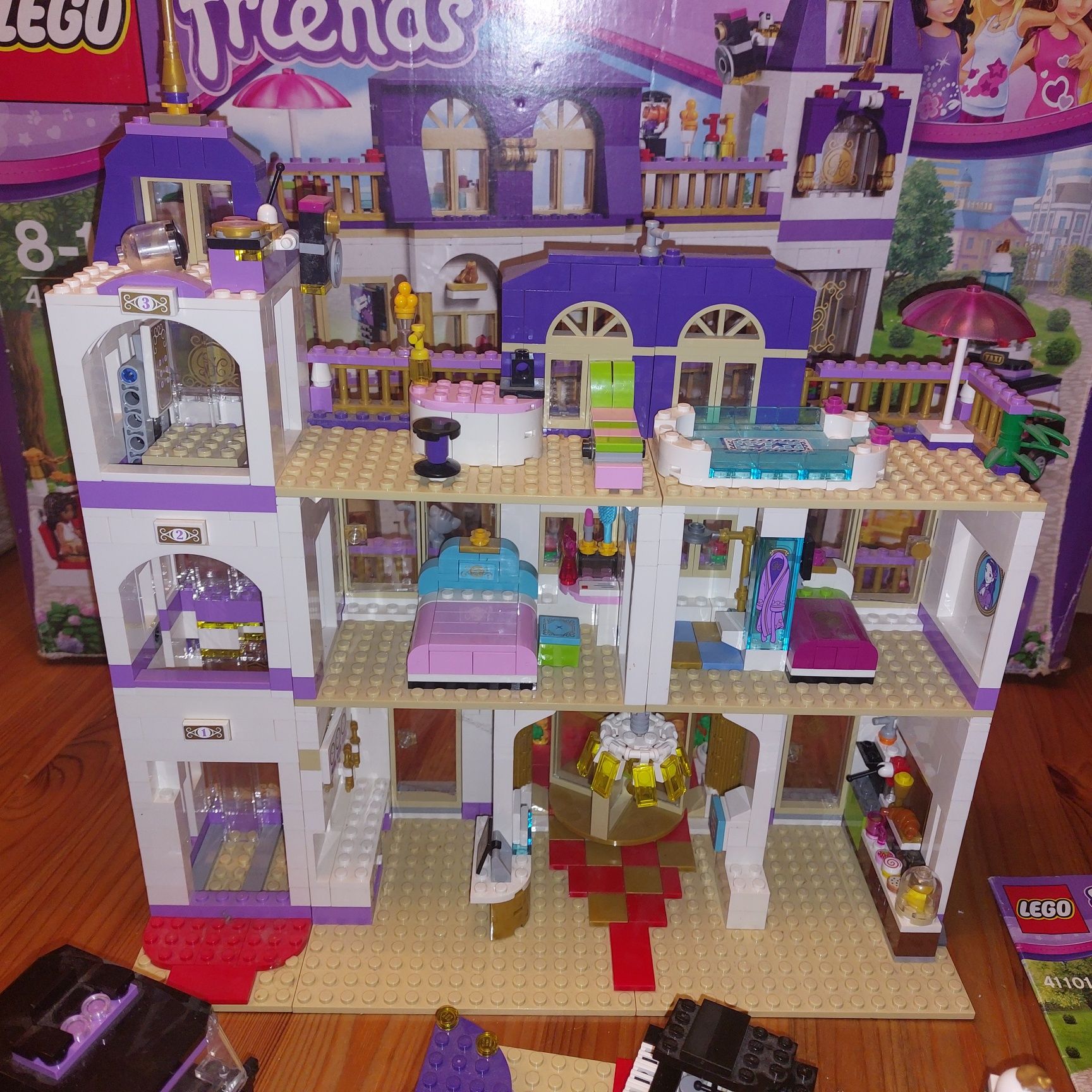 Lego Friends 41101 Grand Hotel + pudełko + instrukcja - kompletne