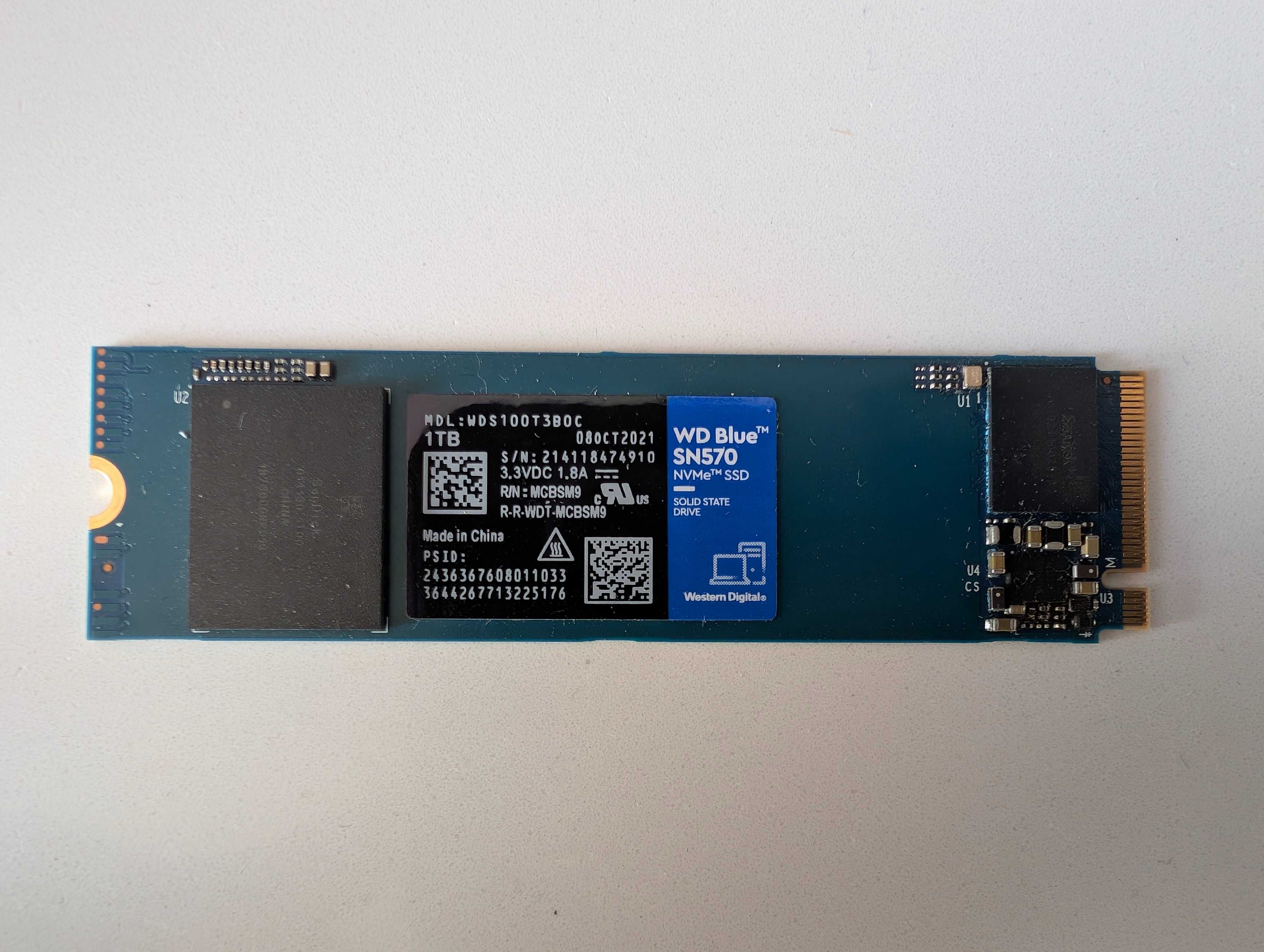 Dysk SSD M.2 WD SN570 1TB 1000GB NVMe M2 WDS100T3B0C