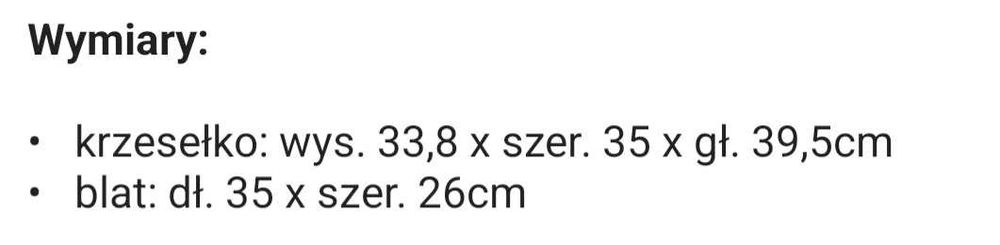 Interaktywne krzesełko do karmienia,  siedzenia, zabawy 3w1