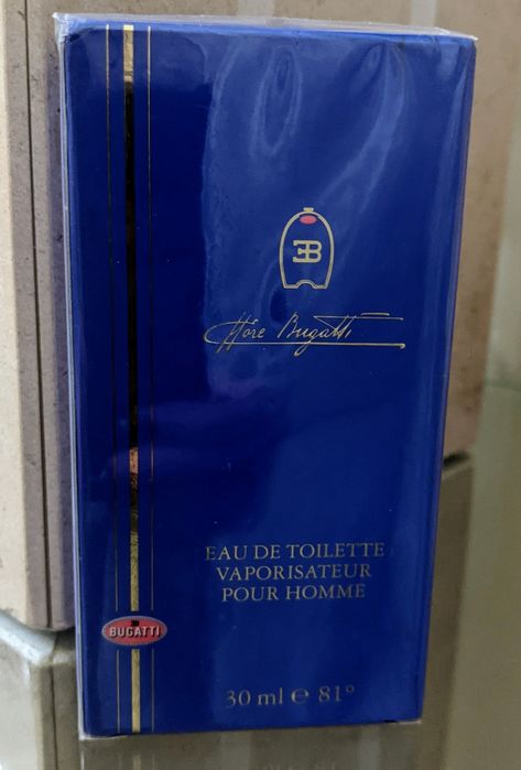 Ettore Bugatti Eau de Toilette 30ml vintage raridade
