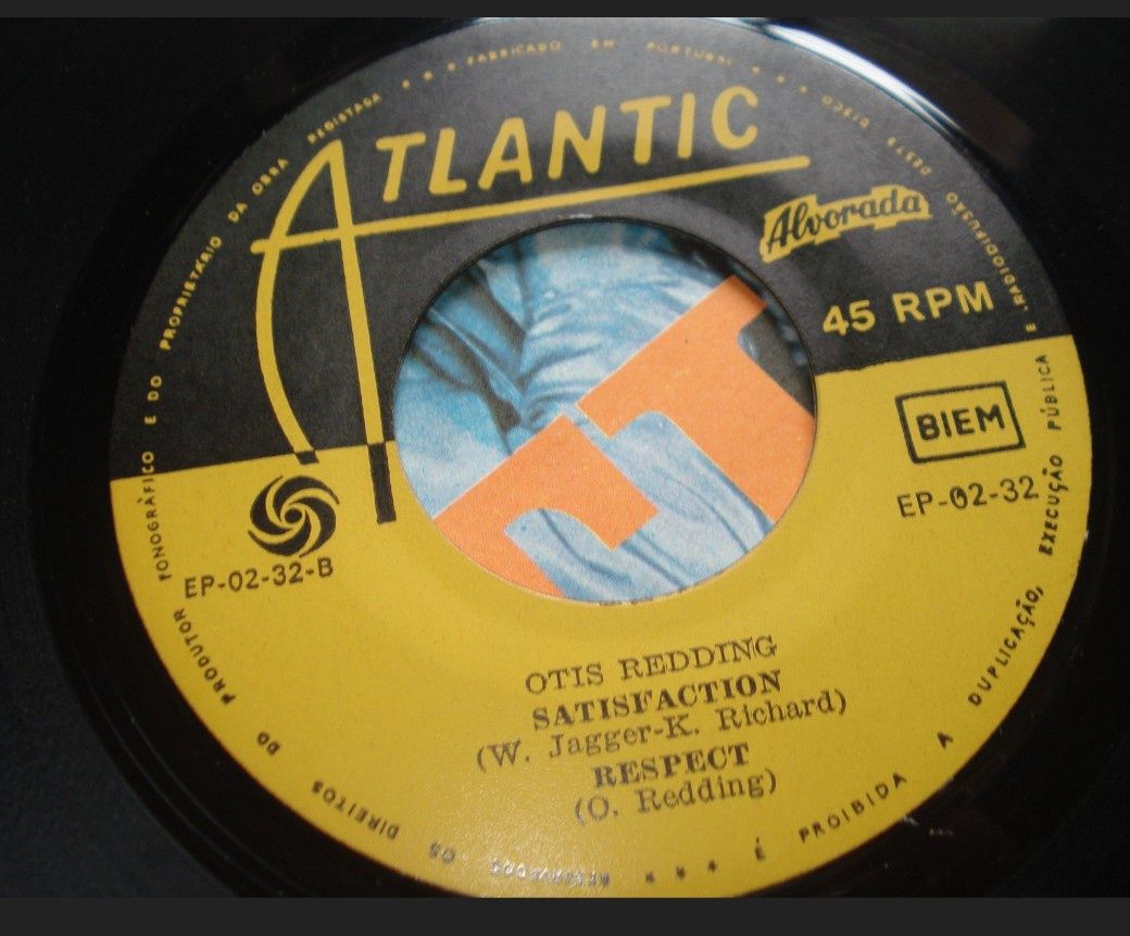Raro e antigo Vinil single de 1978 Otis Redding – Satisfaction