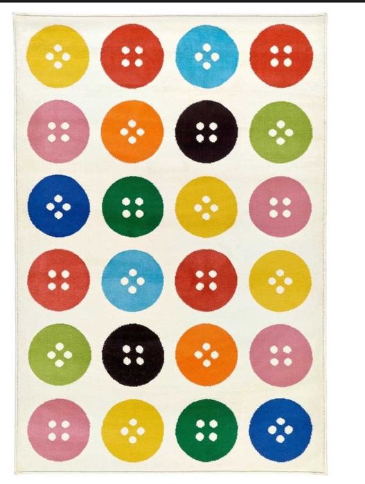 Dywan IKEA TASTRUP 133/195 w Guziki