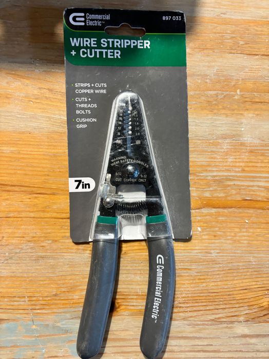 Szczypce do ściągania izolacji Commercial Electric USA
