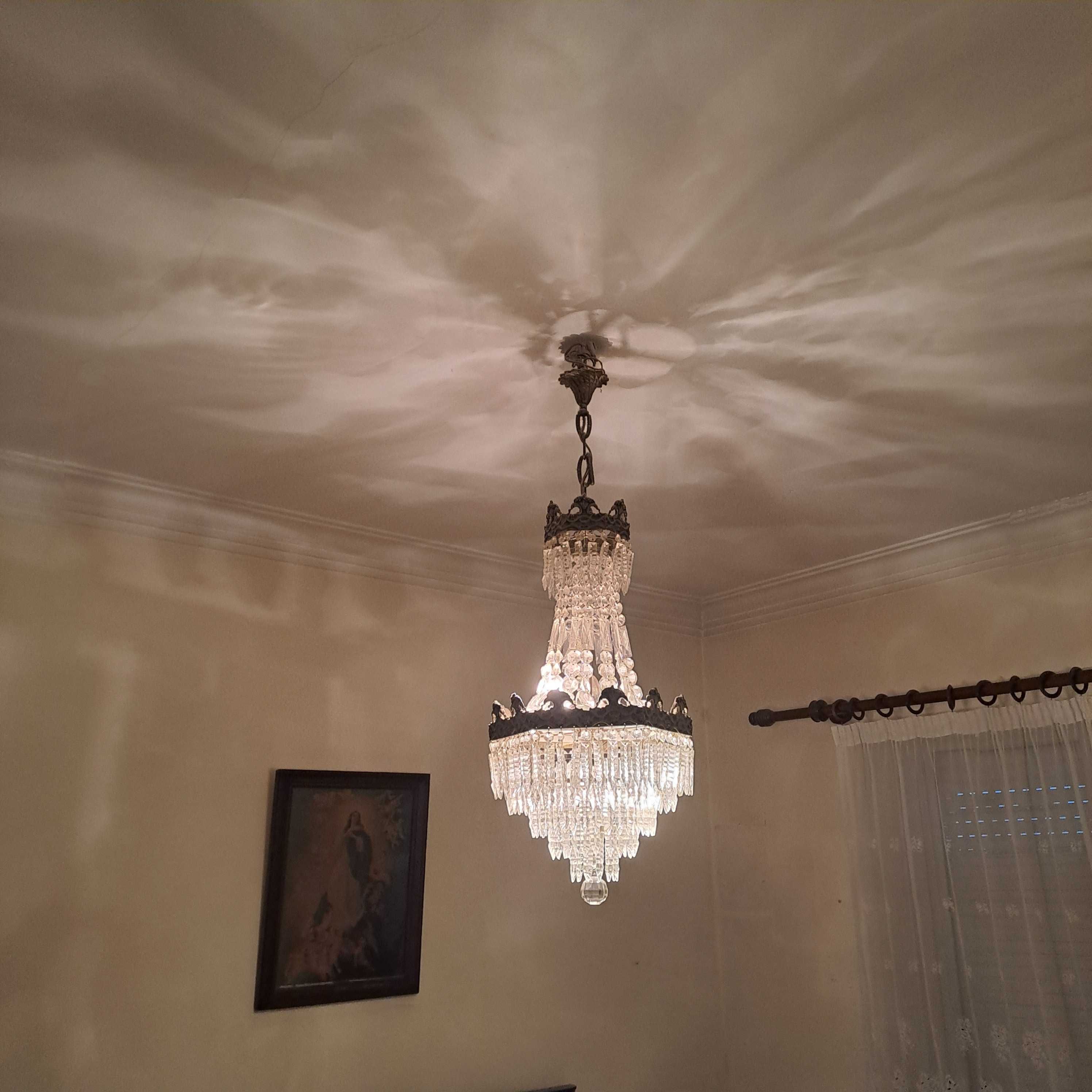Lustre Cristal Dorado