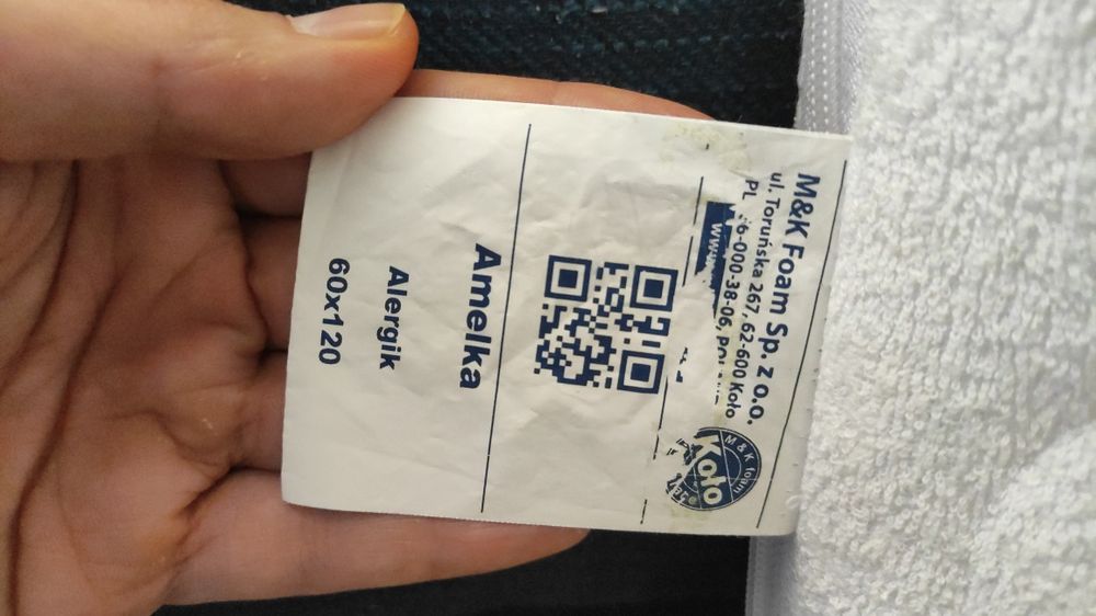Materac dla noworodka Amelka
