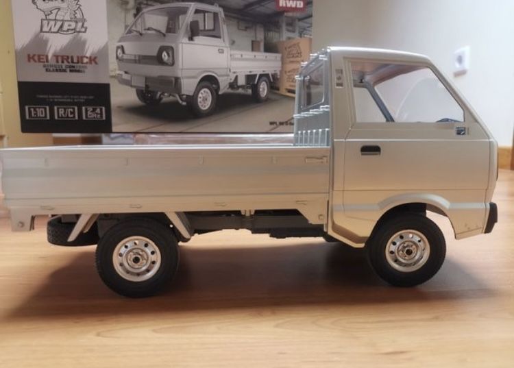 Carro Carrinha RC caixa aberta Pickup Suzuki Carry WPL D12 RTR 1:10