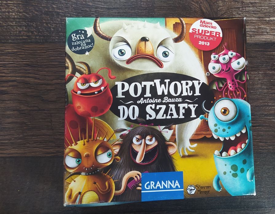 Potwory do szafy gra firmy Granna