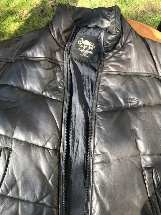 Kurtka skórzana zimowa Camel Collection