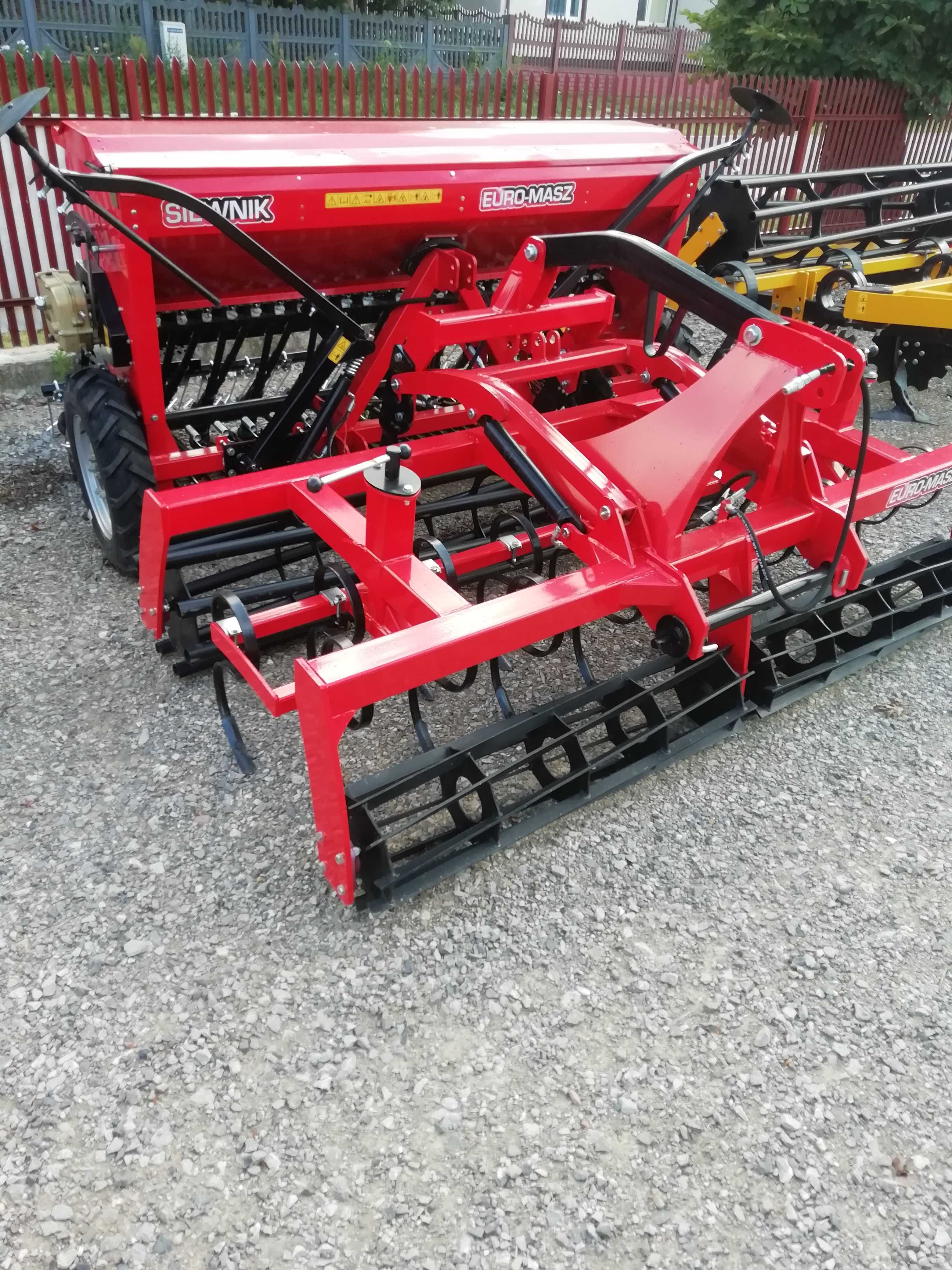 Agregat uprawowo siewny Euro-Masz 2,5m/2,7m/3,0m PROMOCJA!! 2025r