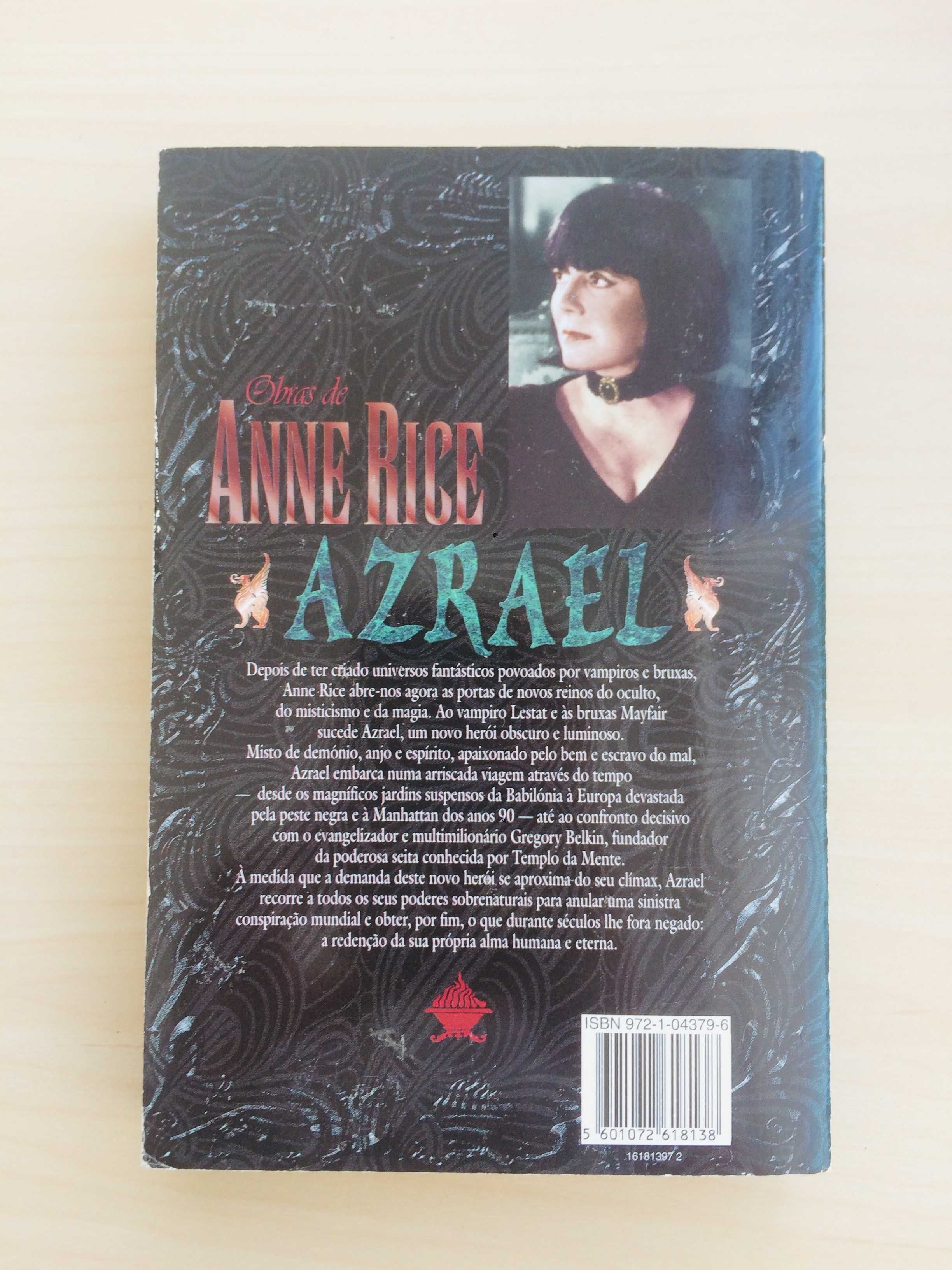 Azrael, o anjo da vingança, de Anne Rice