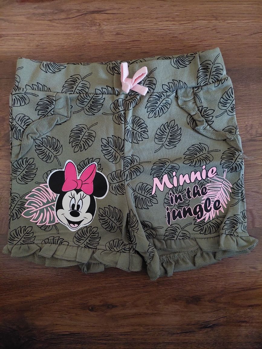 Komplet Minnie bluzka i spodenki dla dziewczynki.R.86 Nowy z metką.