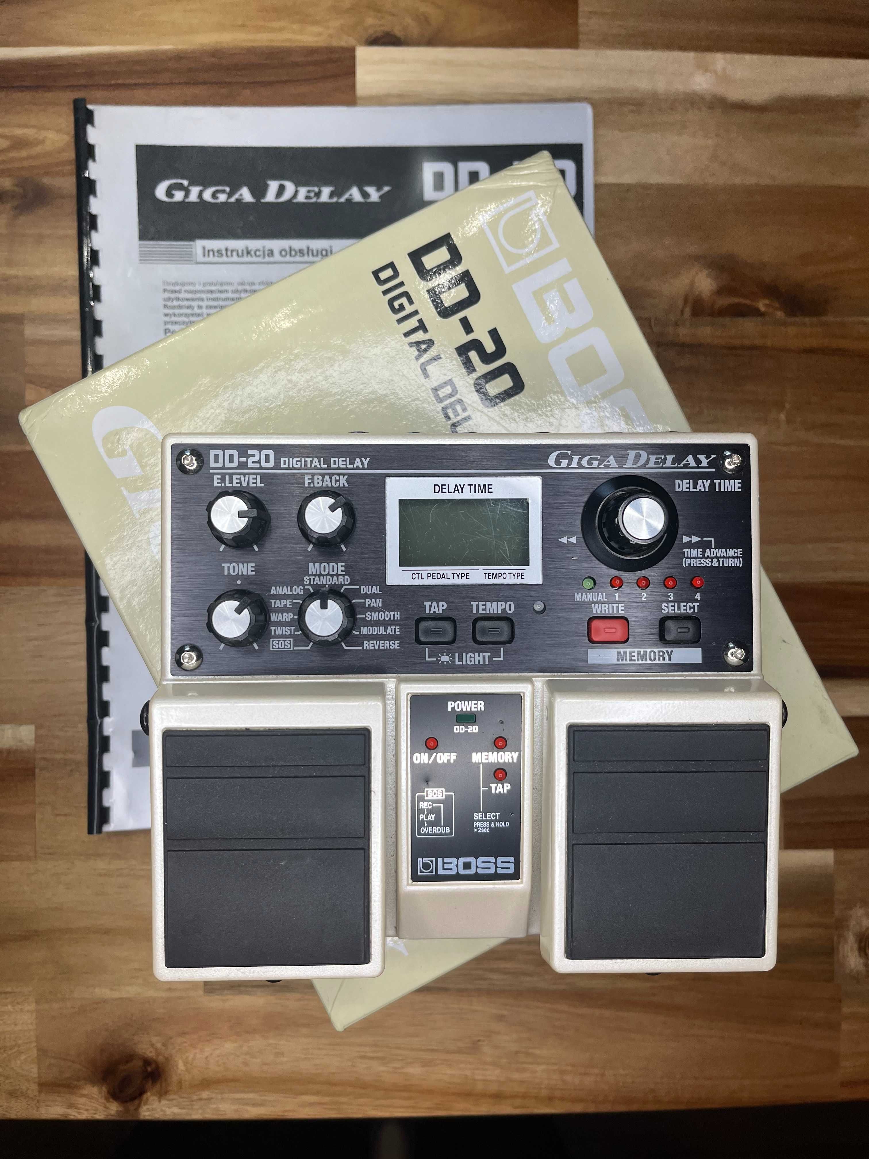 BOSS DD-20 Giga Delay – wszechstronny delay o legendarnym brzmieniu