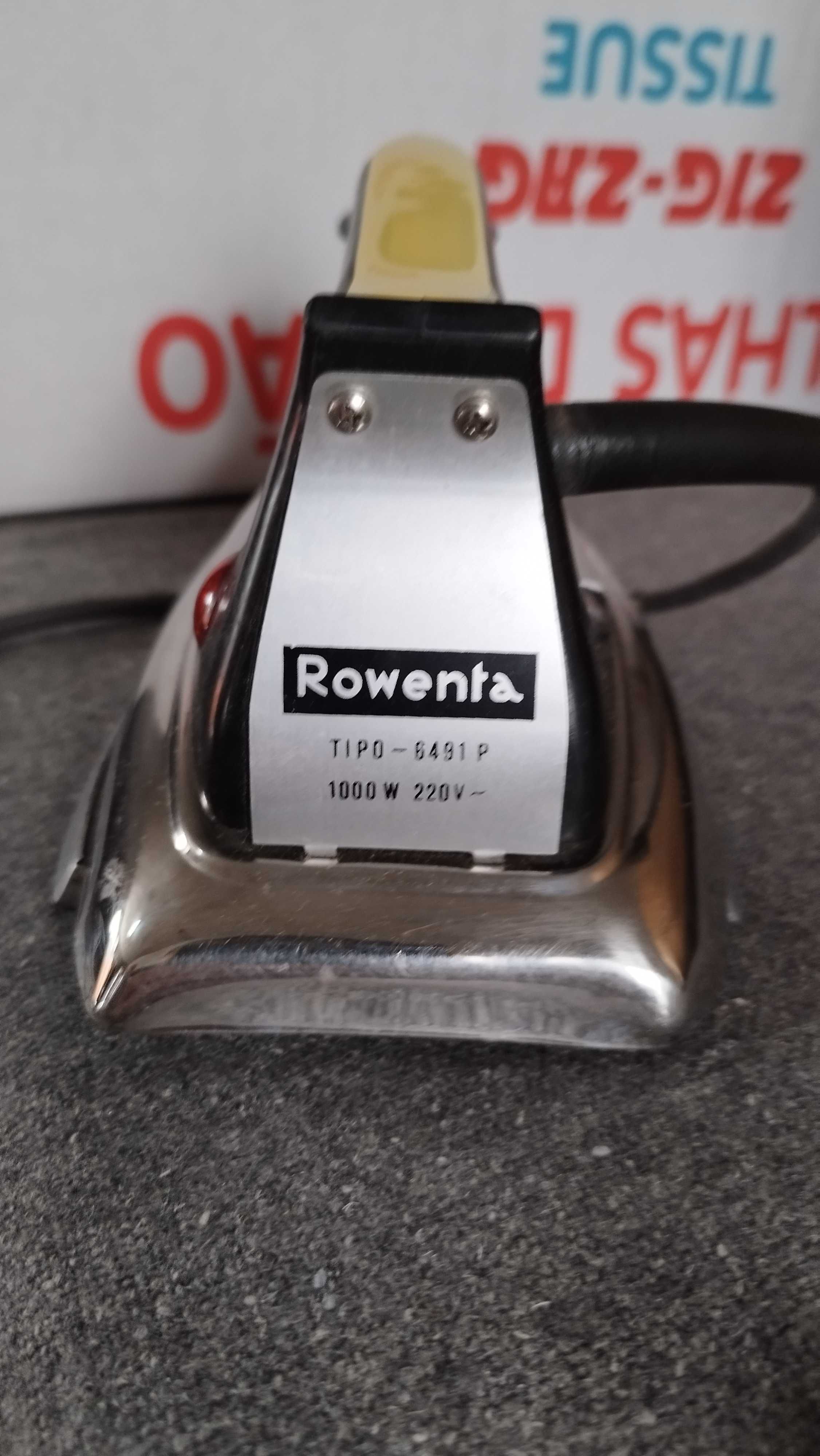Ferro engomar antigo - Rowenta