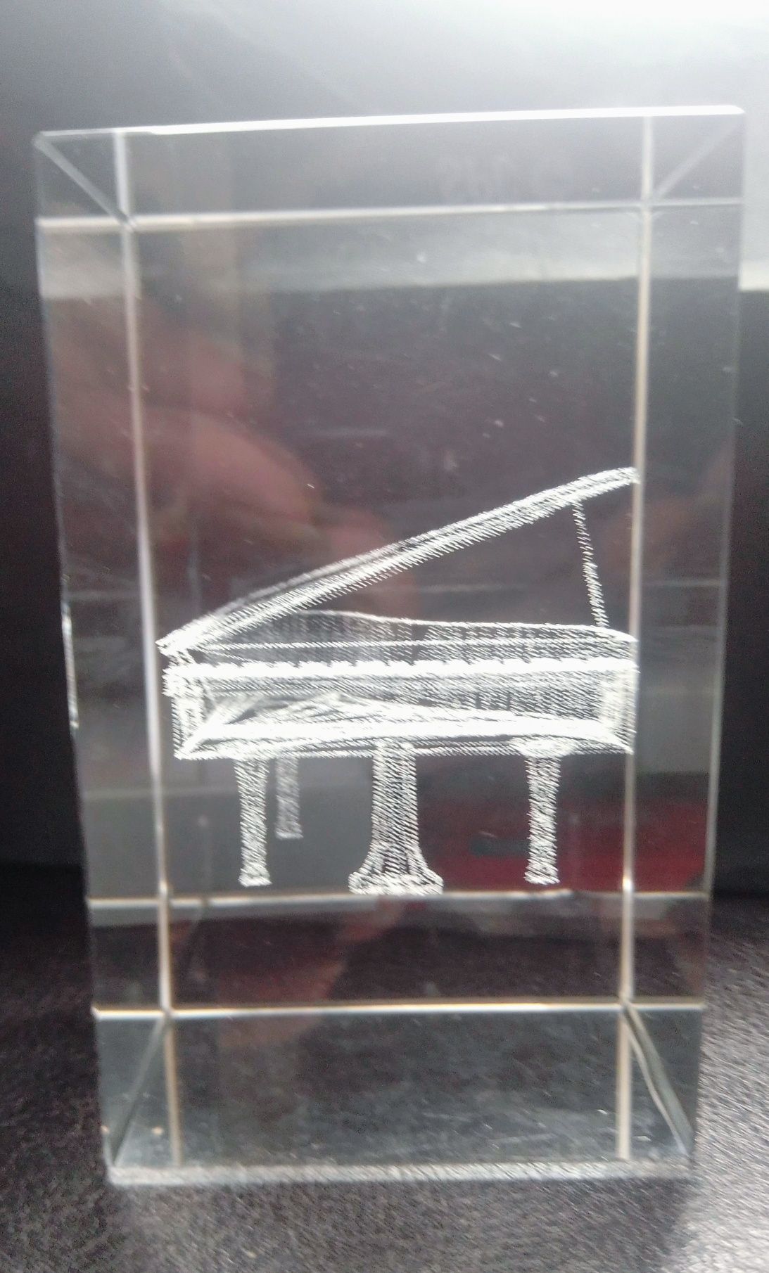 Decoração com piano ,impressão a laser.